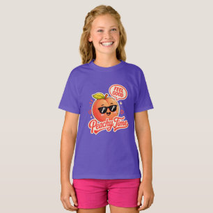 Perzik Tijd Mooie Meisjes T-Shirt