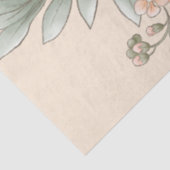 Perzik Tone Waterverf Tuin Bloemen Decoupage Tissuepapier (Detail)