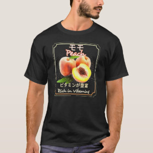 Perzik Vegan Gezonde Vruchten En Groenten T-shirt