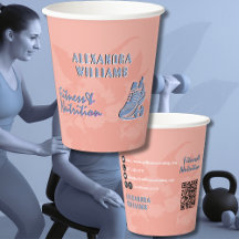 Perzik Vervagende Blauwe Bloeiende Fitness & Voedi