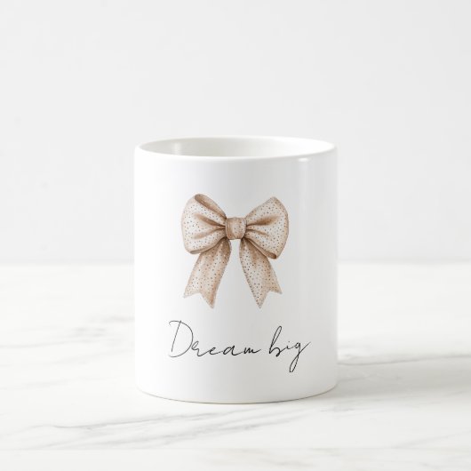 perzik witte strik koffiemok (Center)