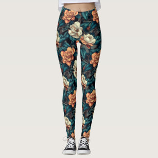 Perzik Workout Kleding Gardenia Thema Kerstcadeau Leggings