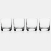 Perzik Zeester Beter op Strand Whisky Glas (Links)