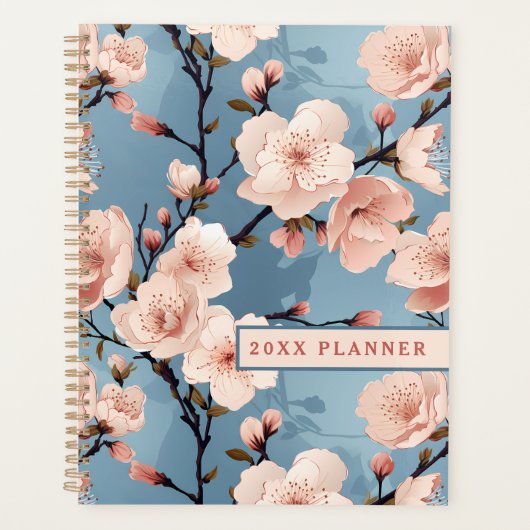 Perzikbloesem Bloem Planner (Voorkant)