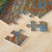 Perzikbomen in bloei van Van Gogh Legpuzzel (Zijkant)