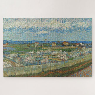 Perzikbomen in bloei van Van Gogh Legpuzzel