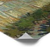 Perzikbomen in Bloesem van Van Gogh Poster (Hoek)