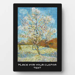 Perzikbomen in Blossom Vincent Van Gogh Fotoplaat
