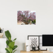 Perzikboom in bloem - Hearst Castle 2005 Poster (Thuiskantoor)