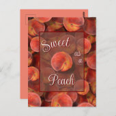 PerzikBriefkaart Briefkaart (Voorkant / Achterkant)