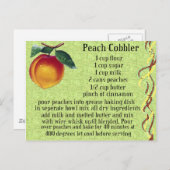 perzikcobbler briefkaart (Voorkant / Achterkant)