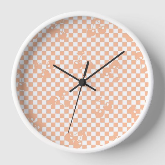 Perzikdons Perenruit Gingham Patroon (Voorkant)