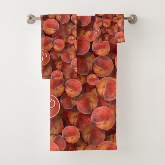 Perziken Badhanddoek Set Bad Handdoek (Insitu)