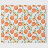 perziken cadeaupapier (Vlak)