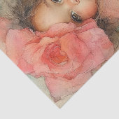 Perziken en Creme Beauty1 Tissuepapier (Detail)