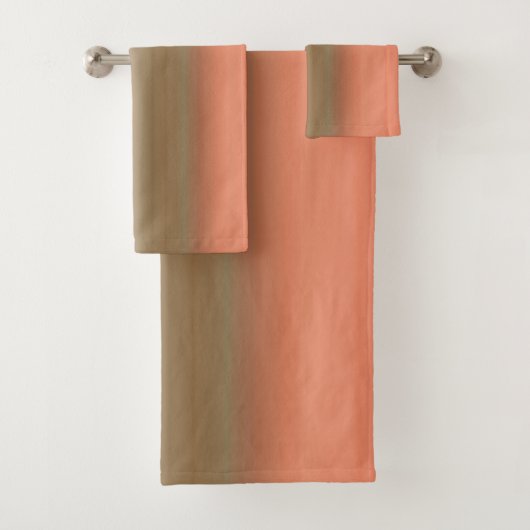 perziken en olijfresten bad handdoek (Insitu)