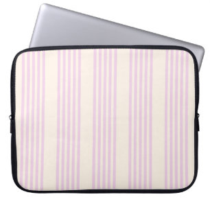 Perziken en room, vijf strepen laptop sleeve