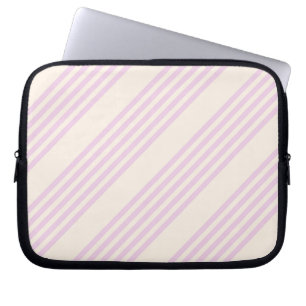 Perziken en room, vijf strepen laptop sleeve