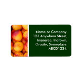 perziken etiket (Voorkant)