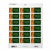 perziken etiket (Full Sheet)