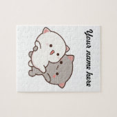 Perziken houden van Goma Puzzle Legpuzzel (Horizontaal)