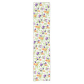 Perziken Pluimvee Paarse appelsap botanische kleur Korte Tafelloper (Voorkant)