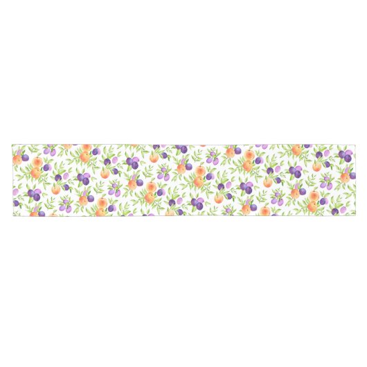 Perziken Pluimvee Paarse appelsap botanische kleur Korte Tafelloper (Horizontaal)