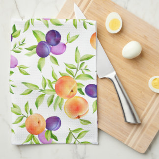 Perziken Pluimvee Paarse appelsap botanische kleur Theedoek