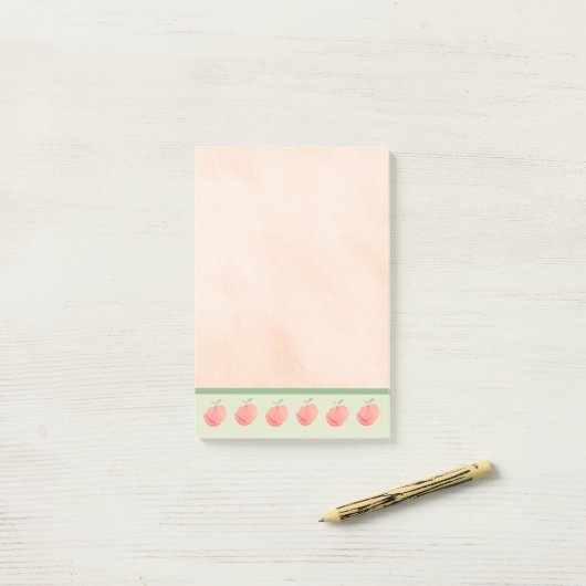 perziken post-it® notes (Op bureau)