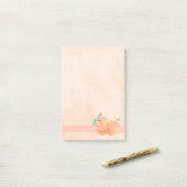 perziken post-it® notes (Op bureau)