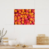 perziken poster (Keuken)