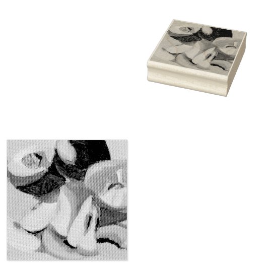 perziken rubberstempel (Gestempeld)