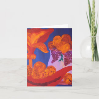 Perziken stilleven kaart