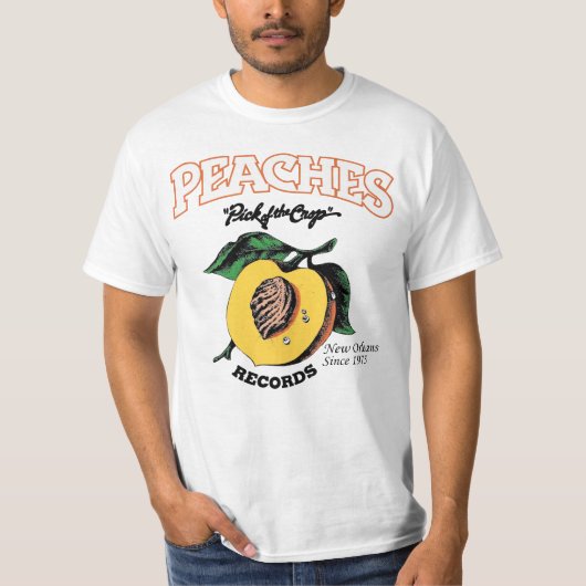 perziken t-shirt (Voorkant)
