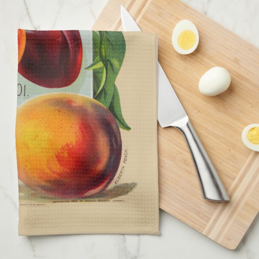 perziken theedoek (Quarter Fold)