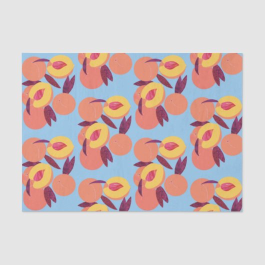 perziken tissuepapier (Voorkant)