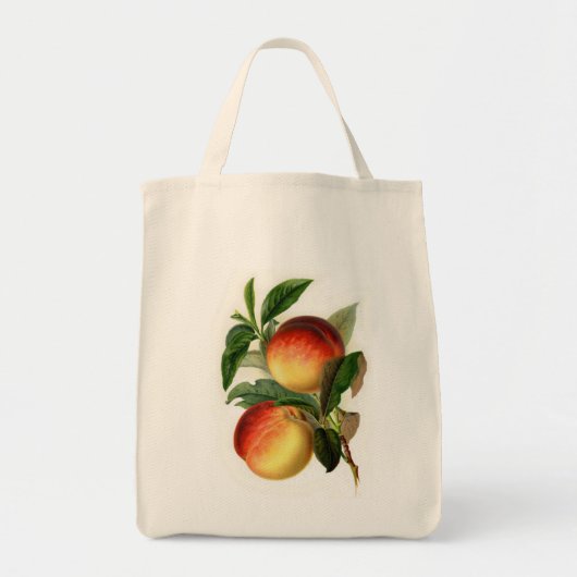  perziken tote bag (Voorkant)