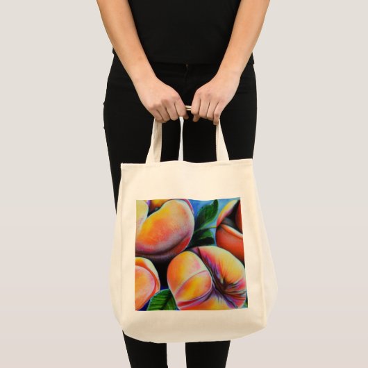 perziken tote bag (Voorkant (product))