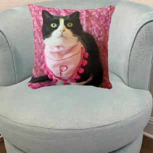 Perziken van de roze buis van de Tuxedo Kussen