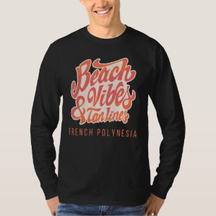 Perziken vibes and tan linnen Griekenland T-shirt