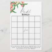 Perziken - Vrijgezellenfeest bingo spel (Voorkant)