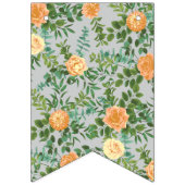 Perzikgrijze Trouw Vintage Bloem Vlaggetjes (Tweede vlag)