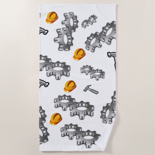 Perzikhanddoeken Strandlaken (Voorkant)