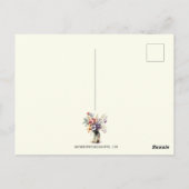 Perzikkatholieke gebeden van Memorare tot Maagd Ma Briefkaart (Achterkant)