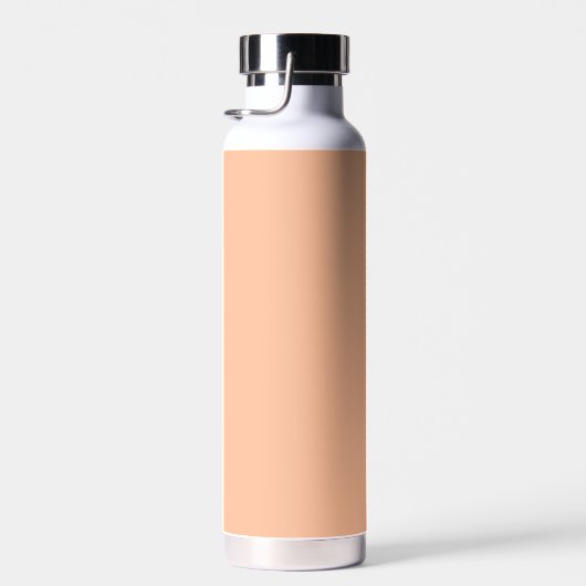 Perzikkleur van 2024 met de naam van het douanemon waterfles (Rechts)