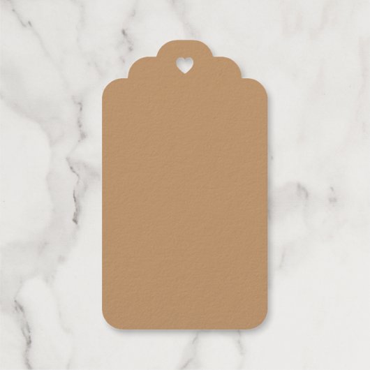 Perzikkleurenblok | Soft Wedding Design Cadeaulabels (Achterkant)