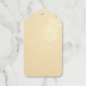 Perzikkleurenblok | Soft Wedding Design Cadeaulabels (Voorkant)