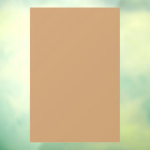 Perzikkleurenblok | Soft Wedding Design Raamsticker (Vel 3)