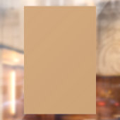 Perzikkleurenblok | Soft Wedding Design Raamsticker (Vel 2)