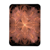 Perzikkleurig fractaal magneet (Verticaal)